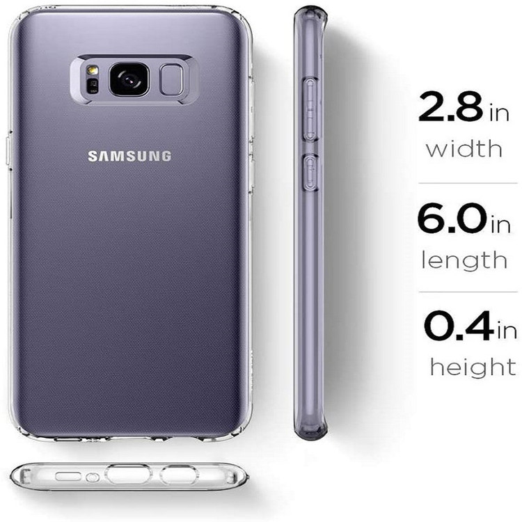 کاور مدل Clear TPU مناسب برای گوشی موبایل سامسونگ Galaxy S8