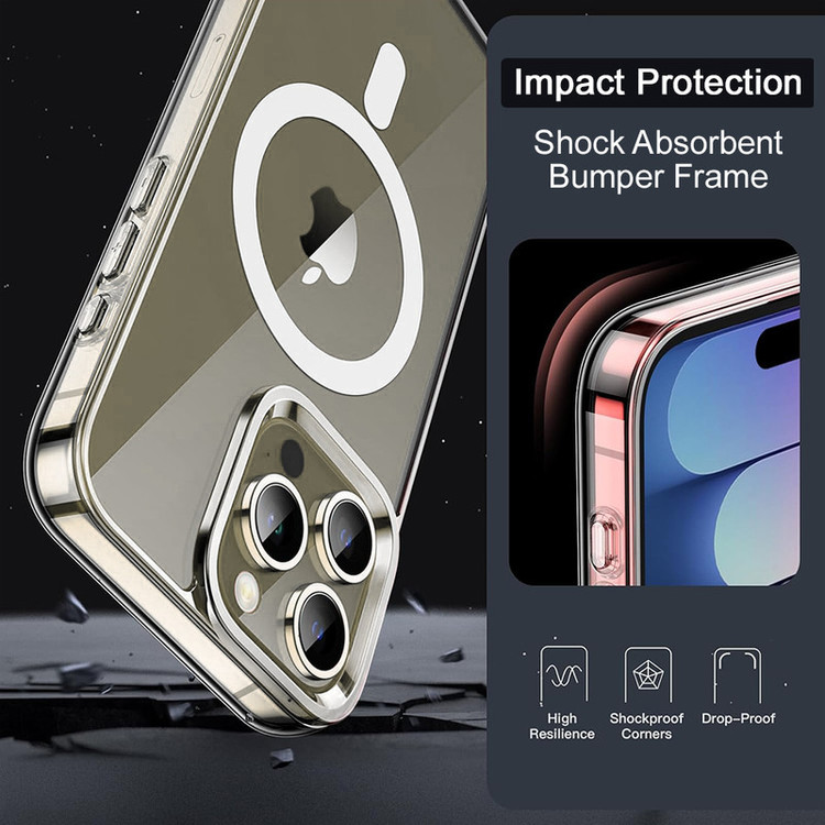 کاور قاب تک مدل مگ سیف magsafe مناسب برای گوشی موبایل اپل iPhone 16 Pro Max
