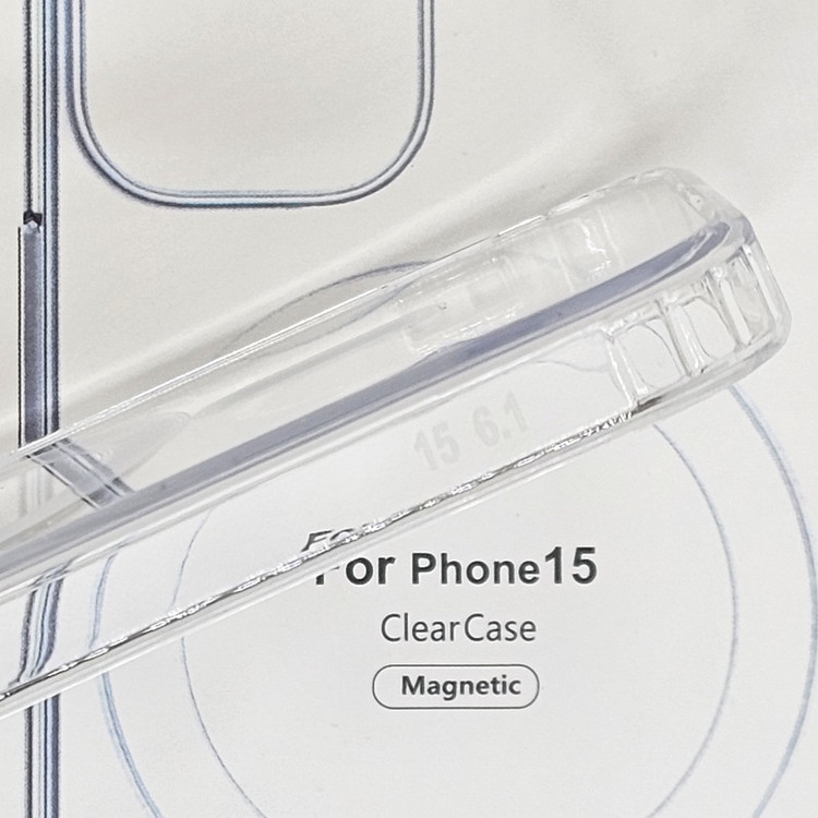 کاور مدل مگ سیف clear مناسب برای گوشی موبایل اپل iphone 15