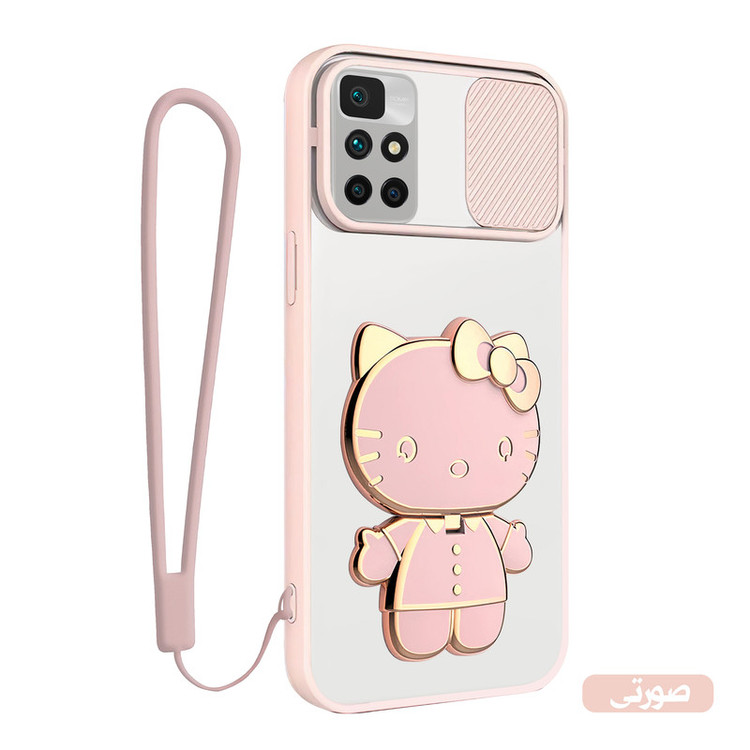 کاور اسپارتان مدل Camshield Kitty مناسب برای گوشی موبایل شیائومی Redmi 10 2022 / Redmi 10 Prime