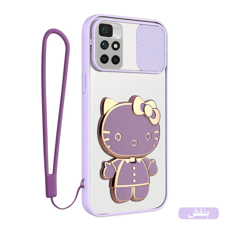 کاور اسپارتان مدل Camshield Kitty مناسب برای گوشی موبایل شیائومی Redmi 10 2022 / Redmi 10 Prime