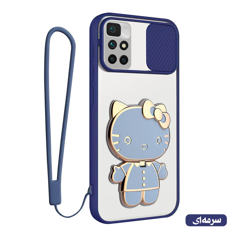 کاور اسپارتان مدل Camshield Kitty مناسب برای گوشی موبایل شیائومی Redmi 10 2022 / Redmi 10 Prime