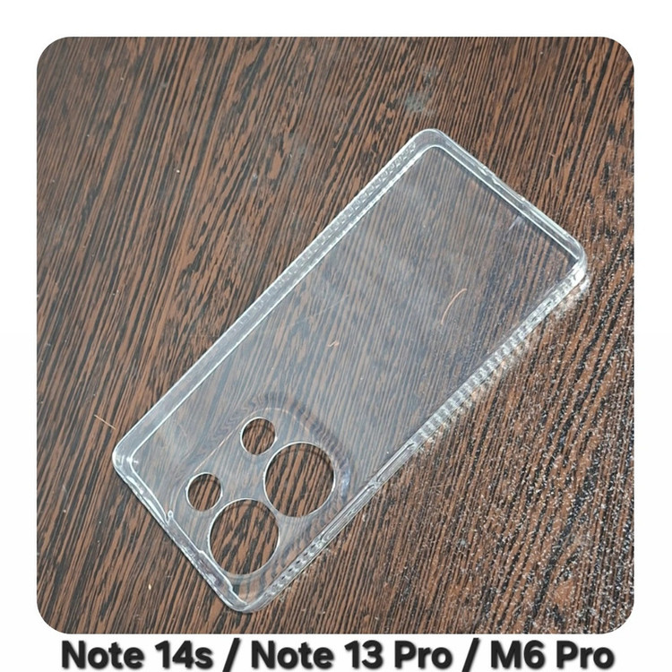 کاور تیسیکالا مدل شفاف مناسب برای گوشی موبایل شیائومی Redmi Note 14s
