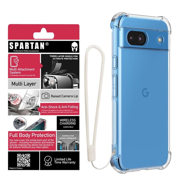 کاور اسپارتان مدل Airbag Strap مناسب برای گوشی موبایل گوگل Pixel 7 به همراه بندآویز