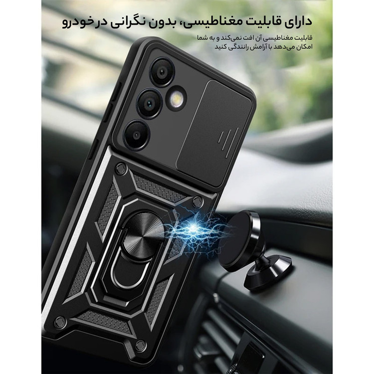 کاور بادیگارد مدل BatMan مناسب برای گوشی موبایل سامسونگ Galaxy S24 FE
