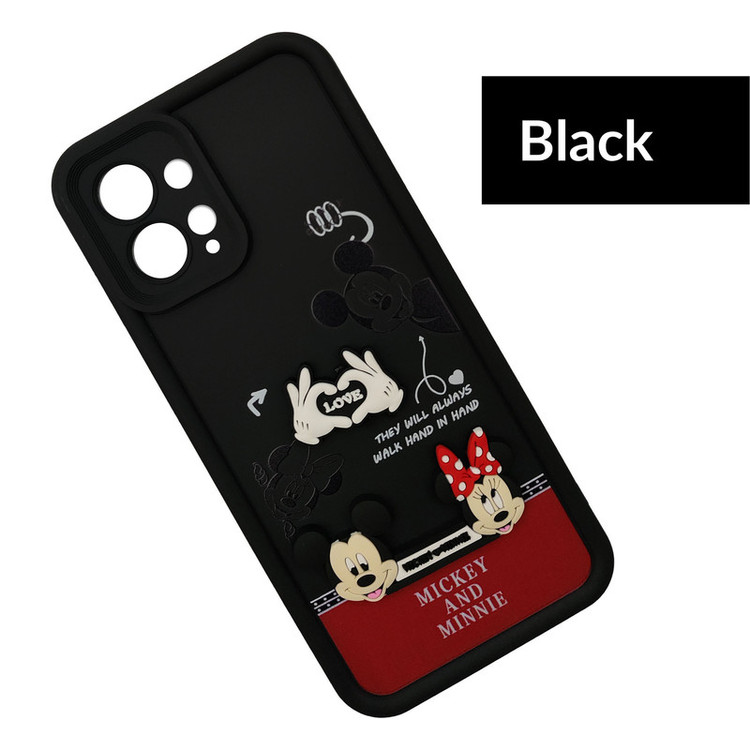 کاور موفی مدل Silicone Puffer Minni Mouse Strap مناسب برای گوشی موبایل شیائومی Redmi Note 12 4G به همراه بند