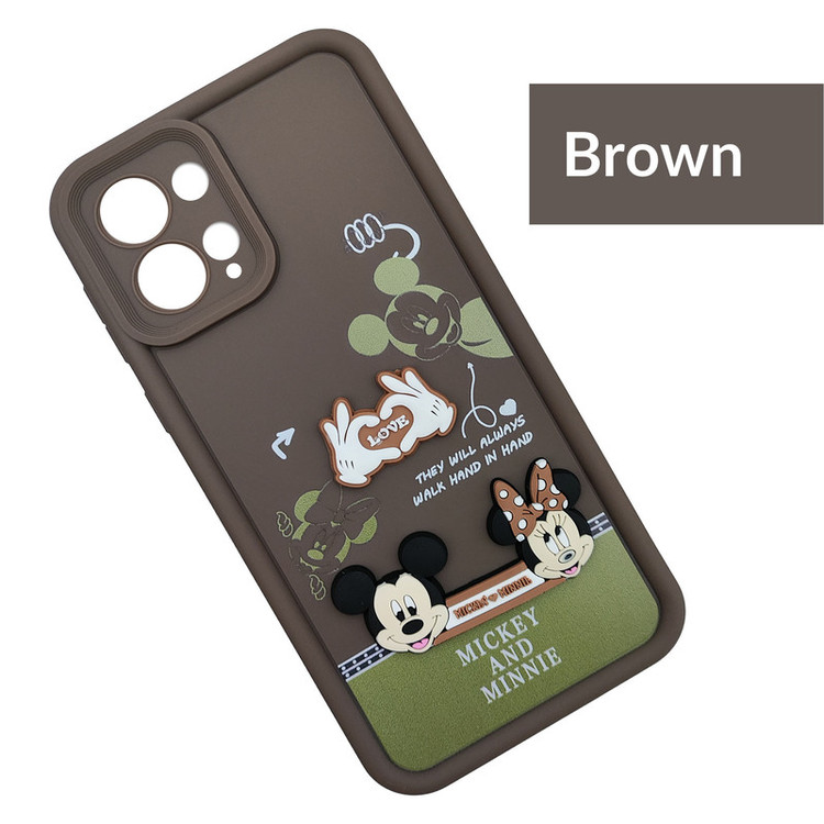 کاور موفی مدل Silicone Puffer Minni Mouse Strap مناسب برای گوشی موبایل شیائومی Redmi Note 12 4G به همراه بند