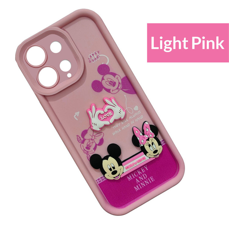 کاور موفی مدل Silicone Puffer Minni Mouse Strap مناسب برای گوشی موبایل شیائومی Redmi Note 12 4G به همراه بند