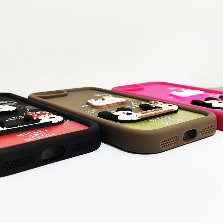 کاور موفی مدل Silicone Puffer Minni Mouse Strap مناسب برای گوشی موبایل شیائومی Redmi Note 12 4G به همراه بند