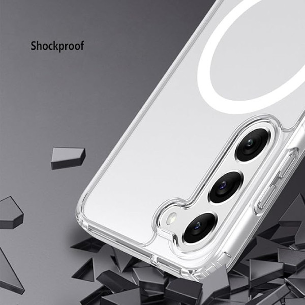 کاور تام قاب مدل مگ سیف طرح Mag-safe and مناسب برای گوشی موبایل سامسونگ Galaxy A12 / A12 Nacho / M12