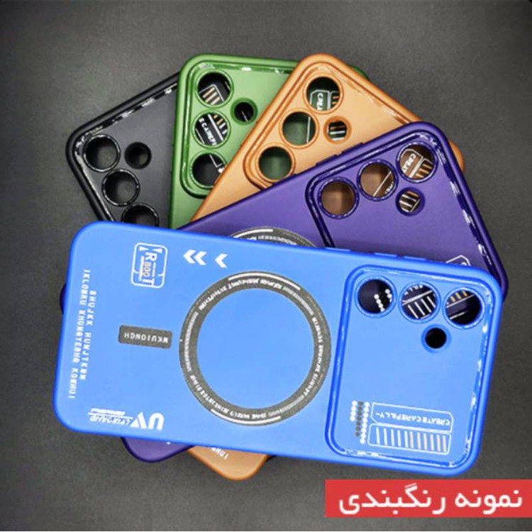 کاور شارک قاب مدل RT طرح مگ سیف مناسب برای گوشی موبایل سامسونگ Galaxy A35