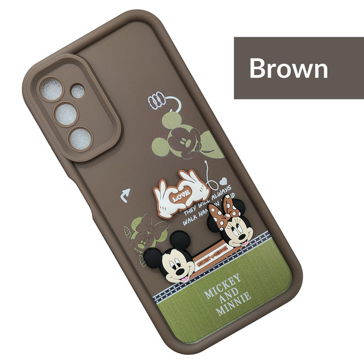 کاور موفی مدل Silicone Puffer Minni Mouse Strap مناسب برای گوشی موبایل سامسونگ Galaxy A05S به همراه بند