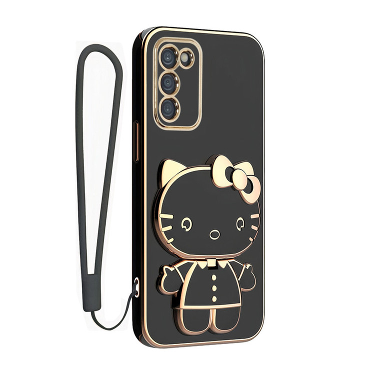 کاور اسپارتان مدل Kitty مناسب برای گوشی موبایل سامسونگ Galaxy M13 / M23 به همراه بند نگهدارنده