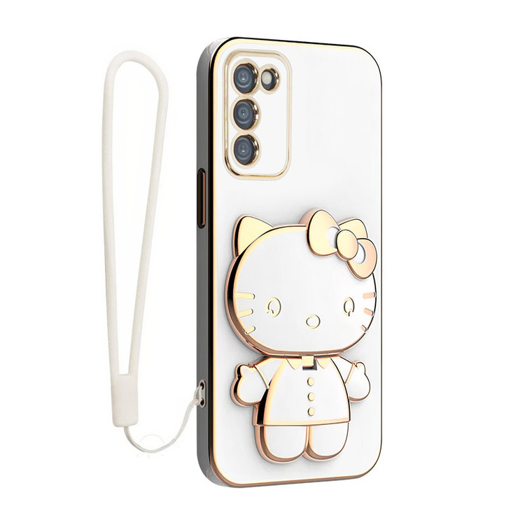 کاور اسپارتان مدل Kitty مناسب برای گوشی موبایل سامسونگ Galaxy M13 / M23 به همراه بند نگهدارنده