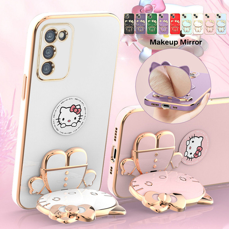 کاور اسپارتان مدل Kitty مناسب برای گوشی موبایل سامسونگ Galaxy M13 / M23 به همراه بند نگهدارنده