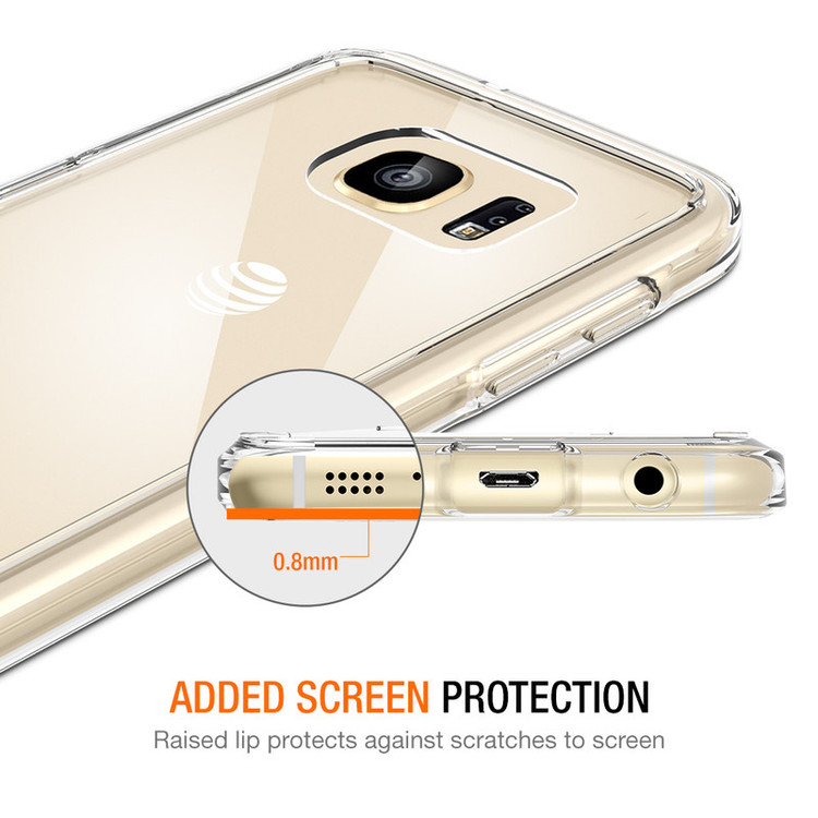 کاور مدل Clear TPU مناسب برای گوشی موبایل سامسونگ Galaxy S7 Edge