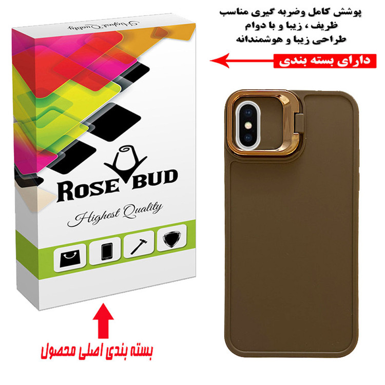 کاور رز باد مدل 19NRMM-7 مناسب برای گوشی موبایل اپل iPhone X / XS