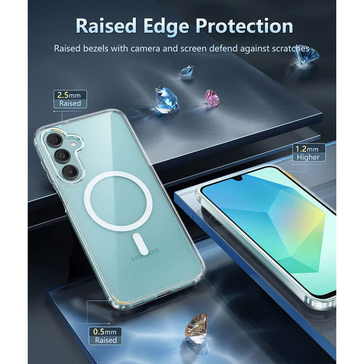 کاور مسیر مدل Clear Magnetic Magsafe مناسب برای گوشی موبایل سامسونگ Galaxy A16
