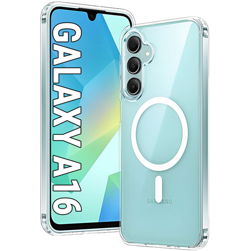 کاور مسیر مدل Clear Magnetic Magsafe مناسب برای گوشی موبایل سامسونگ Galaxy A16