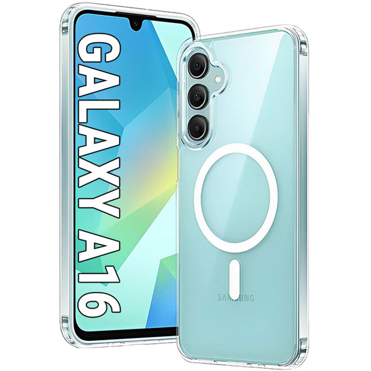 کاور مسیر مدل Clear Magnetic Magsafe مناسب برای گوشی موبایل سامسونگ Galaxy A16