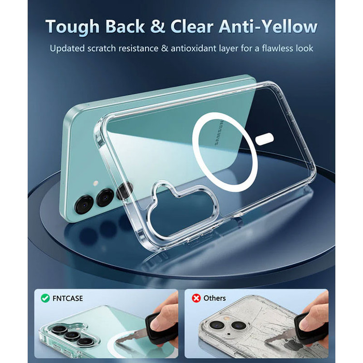 کاور مسیر مدل Clear Magnetic Magsafe مناسب برای گوشی موبایل سامسونگ Galaxy A16