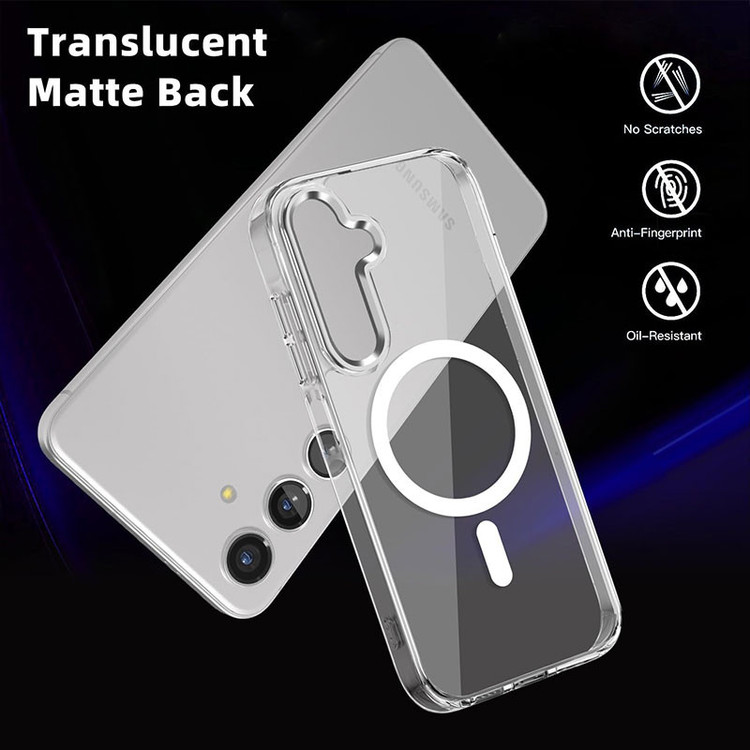 کاور مسیر مدل Clear Magnetic Magsafe مناسب برای گوشی موبایل سامسونگ Galaxy A16