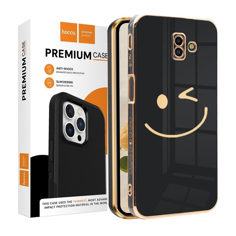کاور هوکو مدل Smile مناسب برای گوشی موبایل سامسونگ  Galaxy J6 Plus