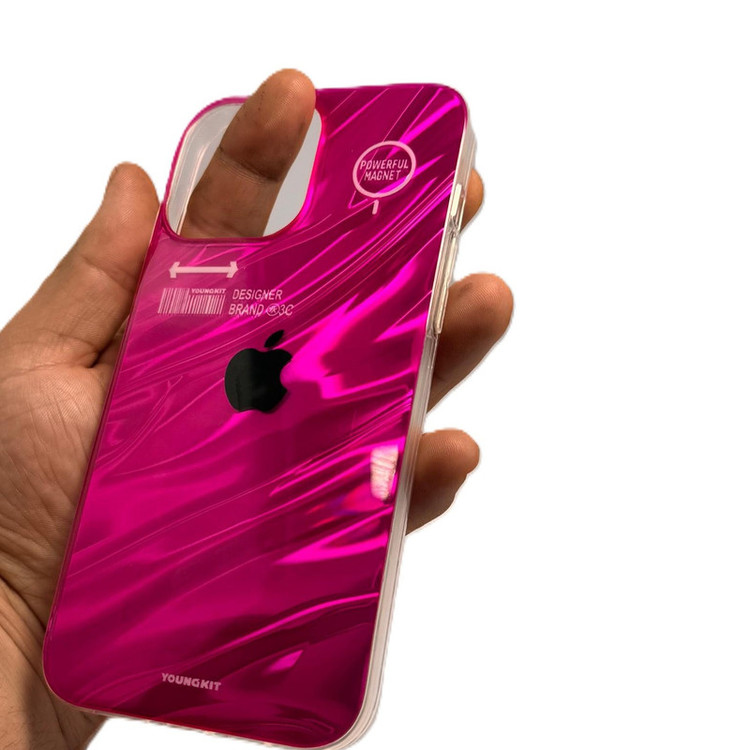 کاور قاب شیک مدل ابرنگی مناسب برای گوشی موبایل اپل iPhone 15 Pro max