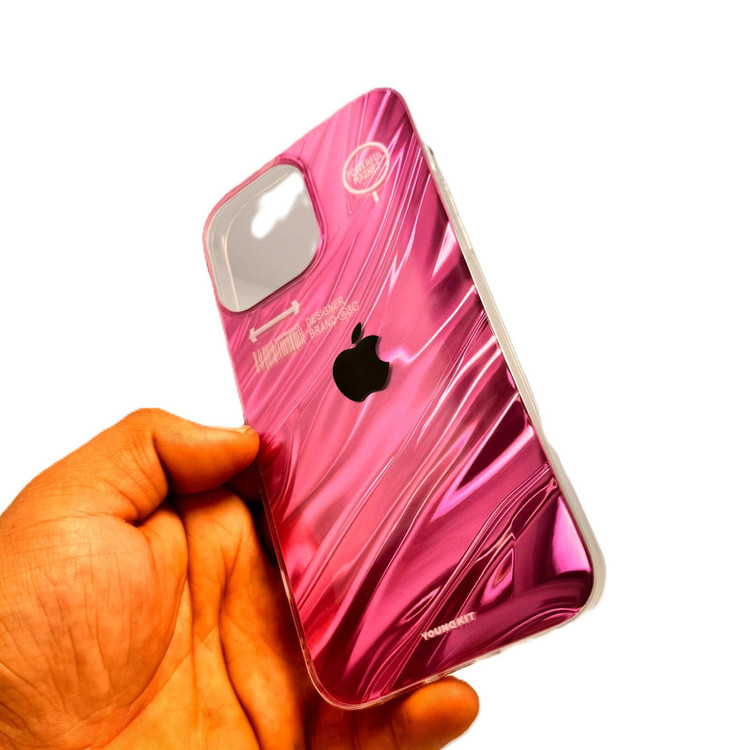 کاور قاب شیک مدل ابرنگی مناسب برای گوشی موبایل اپل iPhone 15 Pro max
