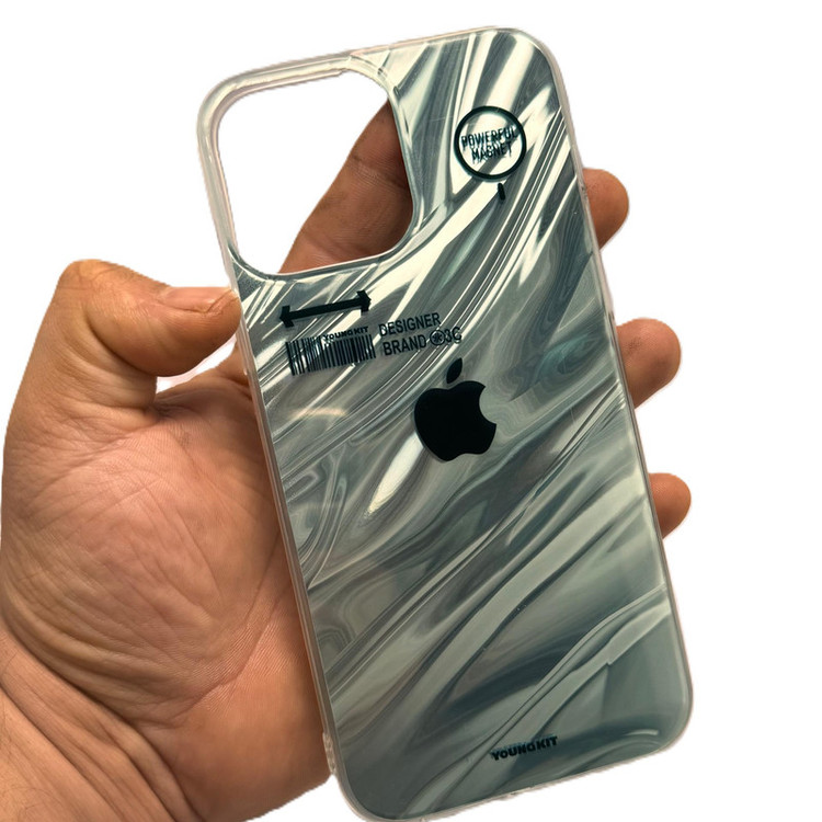 کاور قاب شیک مدل ابرنگی مناسب برای گوشی موبایل اپل iPhone 15 Pro max