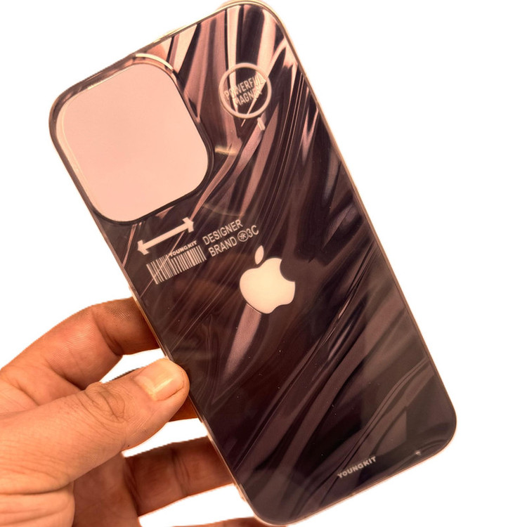 کاور قاب شیک مدل ابرنگی مناسب برای گوشی موبایل اپل iPhone 15 Pro max