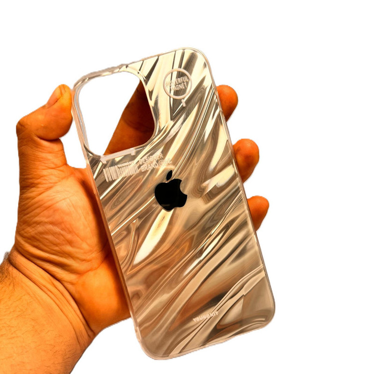 کاور قاب شیک مدل ابرنگی مناسب برای گوشی موبایل اپل iPhone 15 Pro max