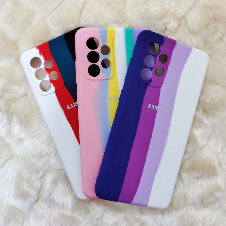 کاور مدل ابرنگی مناسب برای گوشی موبایل سامسونگ Galaxy A23 /A13 4G /A32 5G