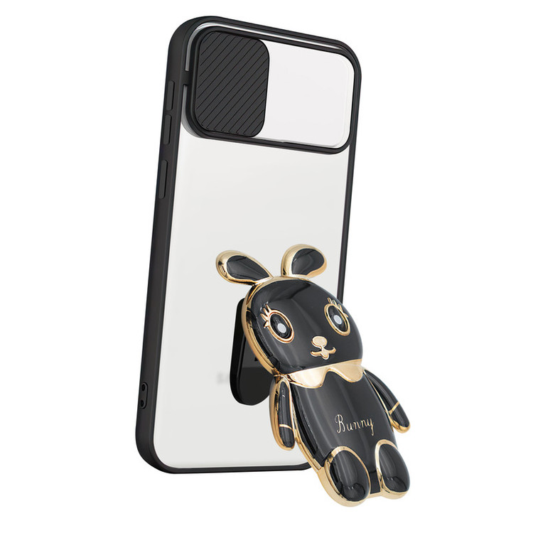 کاور اسپارتان مدل Camshield Bunny مناسب برای گوشی موبایل سامسونگ Galaxy A03s به همراه بند نگهدارنده