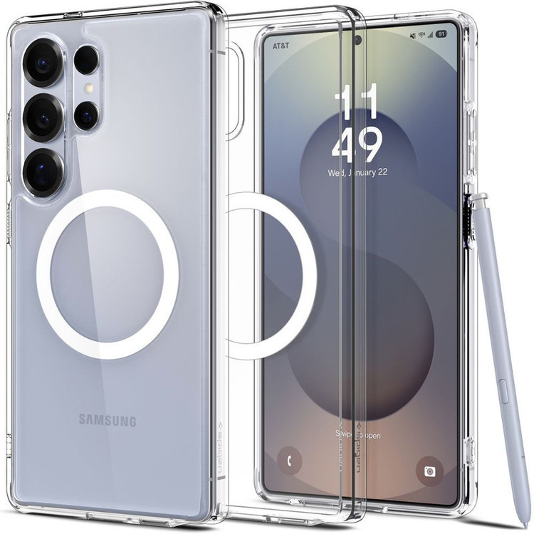 کاور بادی قاب مدل مگ سیف طرح Magsafe مناسب برای گوشی موبایل سامسونگ Galaxy S25 Ultra