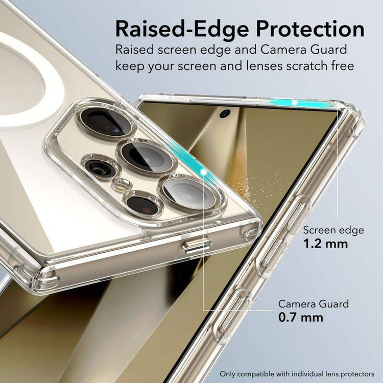 کاور بادی قاب مدل مگ سیف طرح Magsafe مناسب برای گوشی موبایل سامسونگ Galaxy S25 Ultra