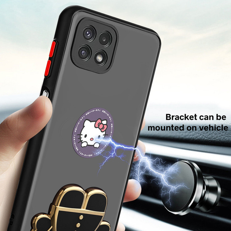 کاور اسپارتان مدل MBC Kitty مناسب برای گوشی موبایل سامسونگ Galaxy A22 5G به همراه بند نگهدارنده