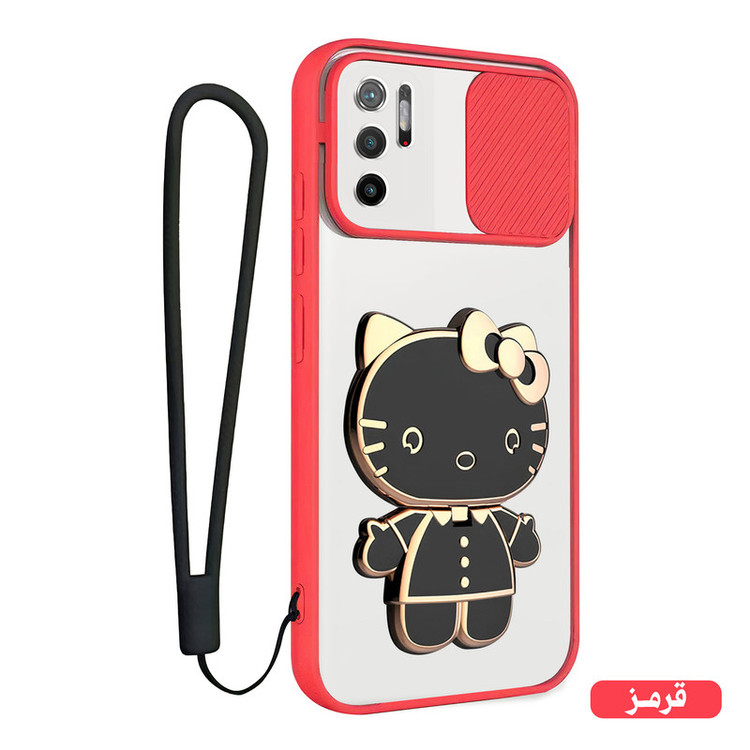 کاور اسپارتان مدل Camshield Kitty مناسب برای گوشی موبایل شیائومی Redmi Note 11 SE / Poco M3 Pro 5G