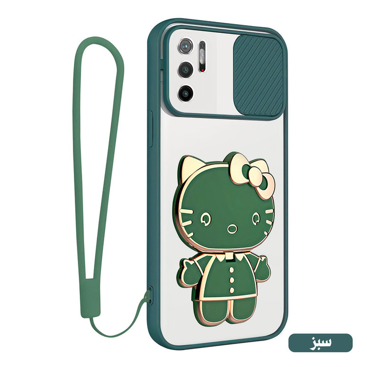 کاور اسپارتان مدل Camshield Kitty مناسب برای گوشی موبایل شیائومی Redmi Note 11 SE / Poco M3 Pro 5G