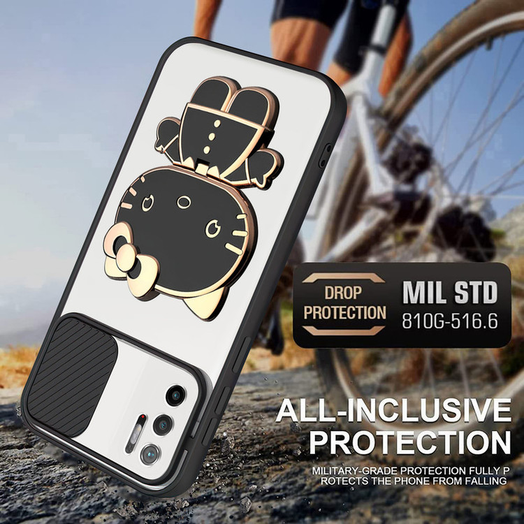 کاور اسپارتان مدل Camshield Kitty مناسب برای گوشی موبایل شیائومی Redmi Note 11 SE / Poco M3 Pro 5G