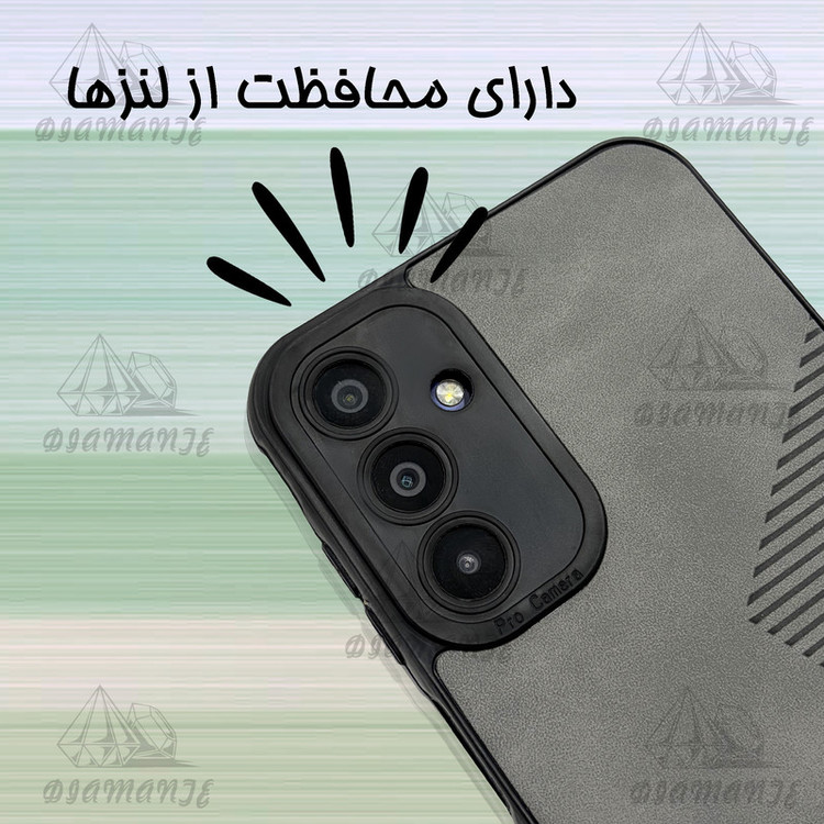 کاور دیامانته مدل Soft Navy مناسب برای گوشی موبایل سامسونگ Galaxy A26