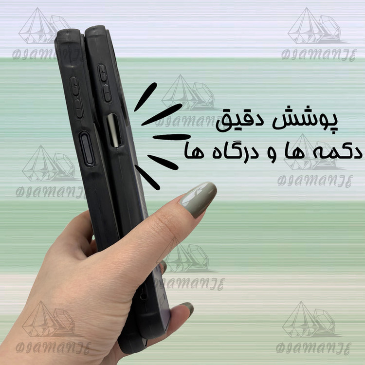 کاور دیامانته مدل Soft Navy مناسب برای گوشی موبایل سامسونگ Galaxy A26