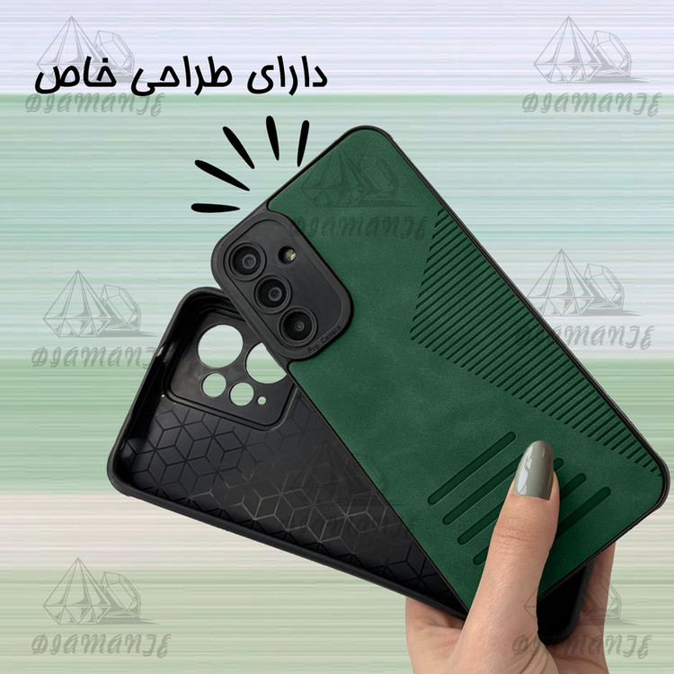 کاور دیامانته مدل Soft Navy مناسب برای گوشی موبایل سامسونگ Galaxy A26