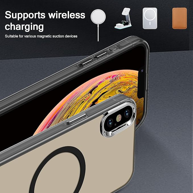 کاور موکولو مدل Clear Magsafe Strap مناسب برای گوشی موبایل اپل iPhone X/XS به همراه بند آویز
