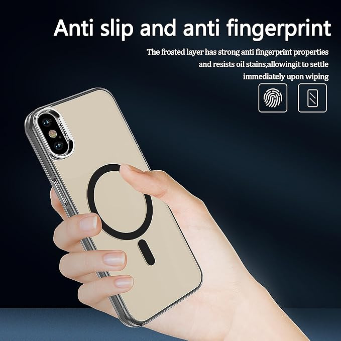 کاور موکولو مدل Clear Magsafe Strap مناسب برای گوشی موبایل اپل iPhone X/XS به همراه بند آویز