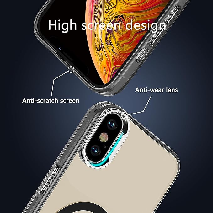 کاور موکولو مدل Clear Magsafe Strap مناسب برای گوشی موبایل اپل iPhone X/XS به همراه بند آویز