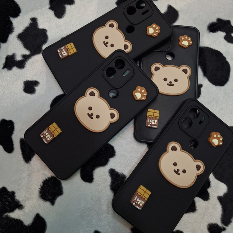 کاور طرح عروسک سیلیکونی مدل A2plus مناسب برای گوشی موبایل شیائومی Redmi A1 Plus / A2 Plus
