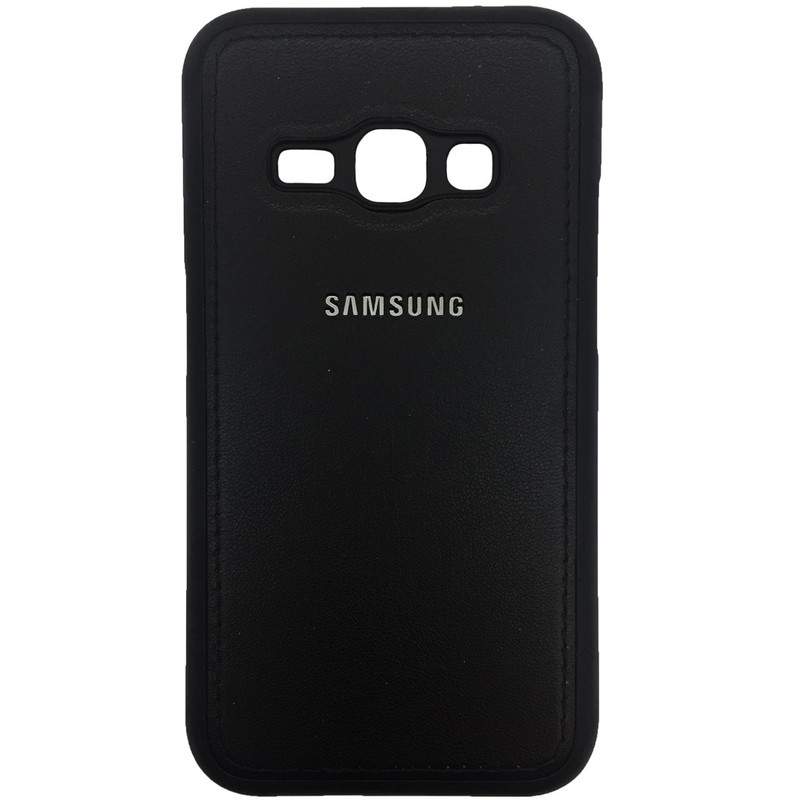 کاور ژله ای طرح چرم مناسب برای گوشی موبایل سامسونگ Galaxy J1 2016