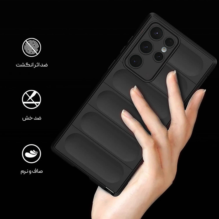 کاور آیرون من مدل Ultimate Protection مناسب برای گوشی موبایل سامسونگ GALAXY S22 ULTRA به همراه قلم لمسی