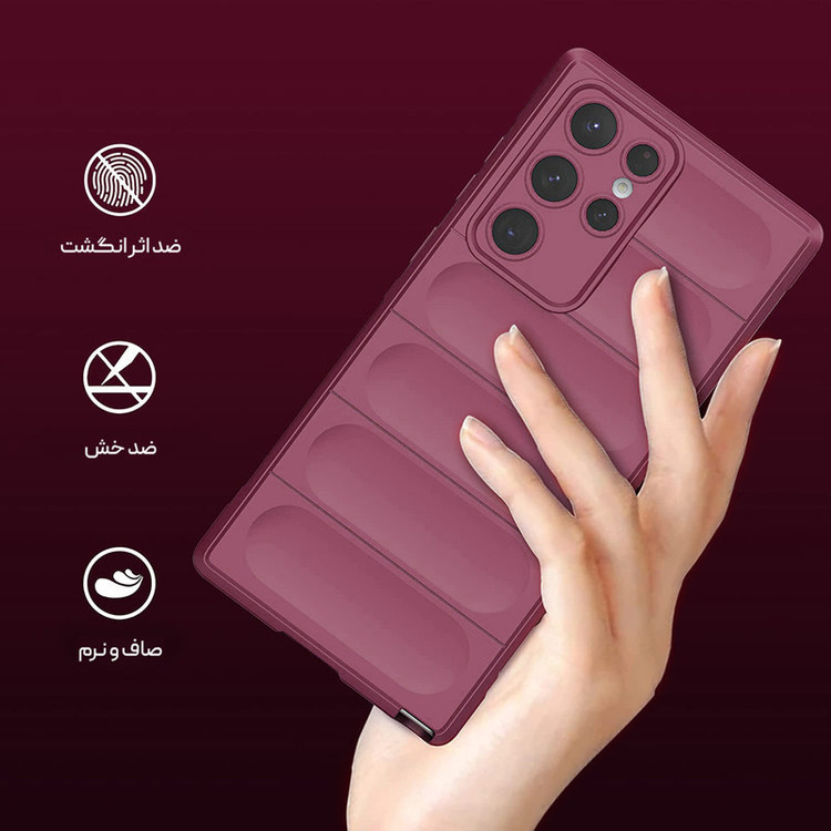 کاور آیرون من مدل Ultimate Protection مناسب برای گوشی موبایل سامسونگ GALAXY S22 ULTRA به همراه قلم لمسی